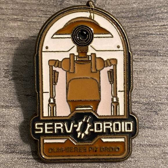 Disney Star Wars Galexy Edge Serv-O-Driod Depot Service Droid Trading Pin - EUC - Picture 1 of 3